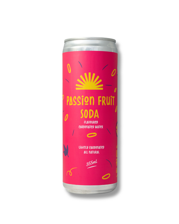 Royal City Soda: Passionfruit Sparkling Water 6-pack