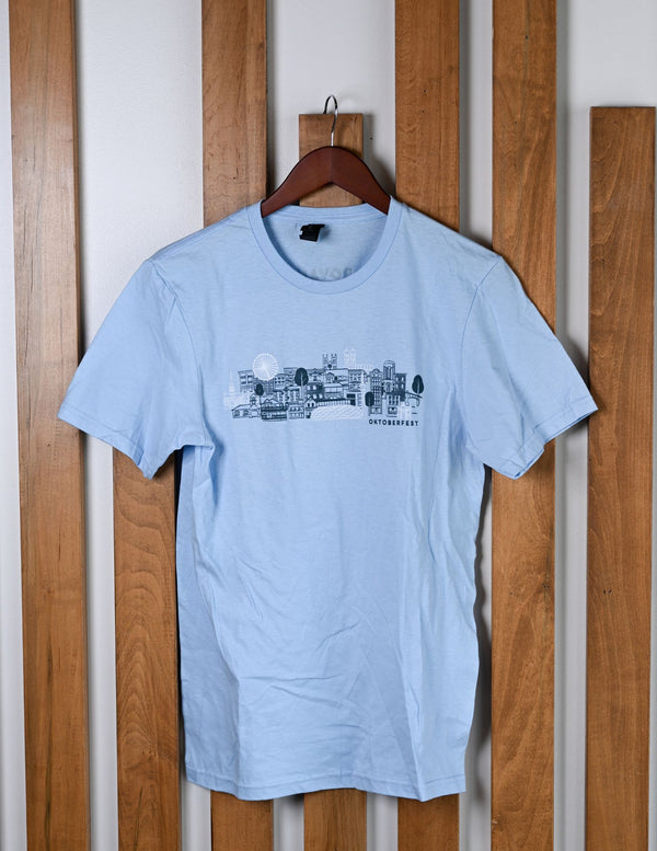 Oktoberfest Blue Skyline T-Shirt